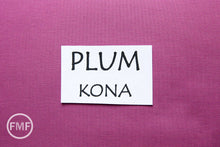 Load image into Gallery viewer, Plum Kona Cotton Solid Fabric from Robert Kaufman, K001-1294
