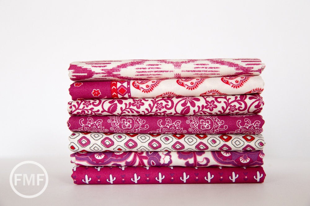 Spellbound Ikat in Mystical Plum Vanilla Sky,  Urban Chiks, 100% Cotton, Moda Fabrics, 31116 14