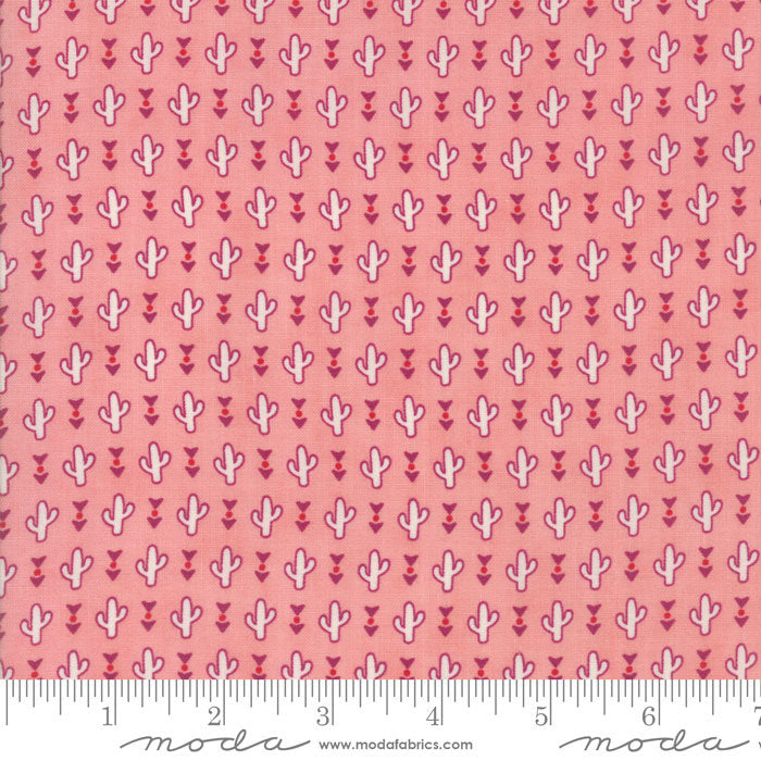 Spellbound Desert Cacti in Soul Pink,  Urban Chiks, 100% Cotton, Moda Fabrics, 31112 12
