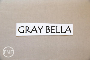 Gray Bella Cotton Solid Fabric from Moda, 9900 83