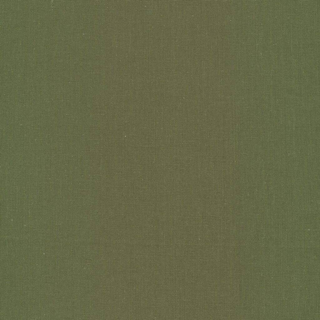 OLIVE Cirrus Solid, Chambray Weight, Crossweave, Yarn Dyed Solid Fabric, 100% GOTS-Certified Organic Cotton, Cloud9 Fabrics, CIR 961
