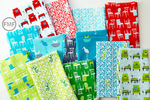 Perfectly Perched Bundle, 13 Pieces, Laurie Wisbrun, 100% Cotton, Robert Kaufman Fabrics, AWN-FULL-13