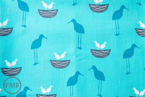 Perfectly Perched Nest in Celebration, Laurie Wisbrun, Robert Kaufman Fabrics, 100% Cotton Fabric, AWN-12849-203 CELEBRATION