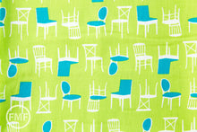 Load image into Gallery viewer, Perfectly Perched Chairs in Meadow, Laurie Wisbrun, Robert Kaufman Fabrics, 100% Cotton Fabric, AWN-12851-270
