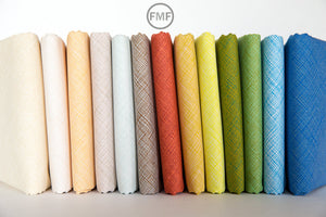 Architextures Crosshatch in Meringue, Carolyn Friedlander, Robert Kaufman Fabrics, 100% Cotton Fabric, AFR-13503-292 MERINGUE
