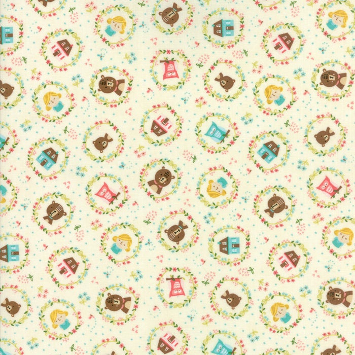 Home Sweet Home Goldie's Story in Cream , Stacy Iest Hsu, 100% Cotton Fabric, Moda Fabrics, 20573 11