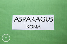 Load image into Gallery viewer, Asparagus Kona Cotton Solid Fabric from Robert Kaufman, K001-348
