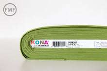 Load image into Gallery viewer, Peridot Kona Cotton Solid Fabric from Robert Kaufman, K001-317
