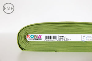 Peridot Kona Cotton Solid Fabric from Robert Kaufman, K001-317