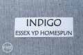 INDIGO Homespun Yarn Dyed Essex, Linen and Cotton Blend Fabric from Robert Kaufman, E114-1178