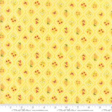 Load image into Gallery viewer, Home Sweet Home Garden Cameo Wallpaper in Yellow, Stacy Iest Hsu, 100% Cotton Fabric, Moda Fabrics, 20576 18
