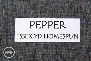 PEPPER Homespun Yarn Dyed Essex, Linen and Cotton Blend Fabric from Robert Kaufman, E114-359