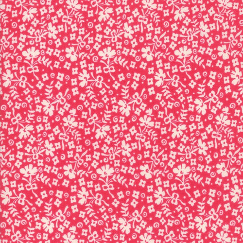 Cheeky Floral Ditsy in Rose Red, Urban Chiks, 100% Cotton, Moda Fabrics, 31145 13