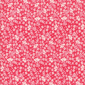 Cheeky Floral Ditsy in Rose Red, Urban Chiks, 100% Cotton, Moda Fabrics, 31145 13