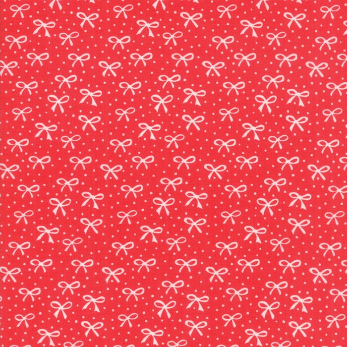 Best Friends Forever Just a Pretty Bow in Red, Stacy Iest Hsu, 100% Cotton Fabric, Moda Fabrics, 20627 14