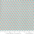 Oh What Fun Wreaths in Blue Spruce, Sandy Gervais, 100% Cotton Fabric, Moda Fabrics, 17994 21