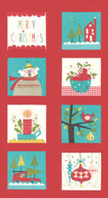Load image into Gallery viewer, Oh What Fun Holiday Panel, Sandy Gervais, 100% Cotton Fabric, Moda Fabrics, 17990 12
