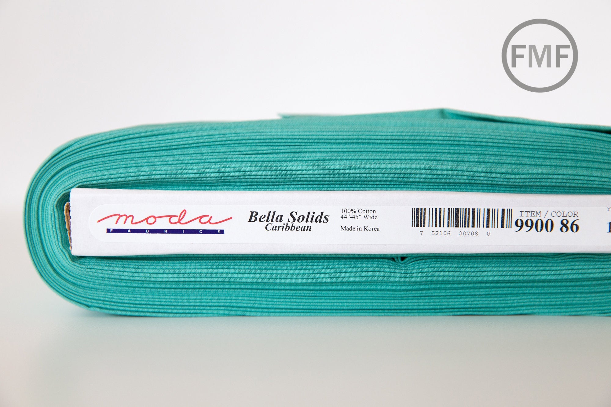 Caribbean Bella Cotton Solid Fabric from Moda, 9900 86