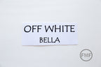 Off White Bella Cotton Solid Fabric from Moda, 9900 200