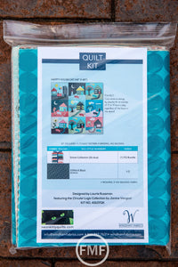 Happy House Cat Quilt Kit, Uppercase Circular Logic, Janine Vangool, Windham Fabrics, 100% Cotton Fabric, 43107QK