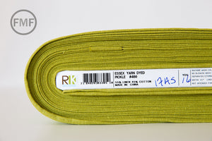 PICKLE Yarn Dyed Essex, Linen and Cotton Blend Fabric from Robert Kaufman, E064-480 PICKLE