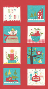 Holiday Hutch Quilt Kit, Sandy Gervais, Pieces from My Heart, Number 708, Oh What Fun Collection, 100% Cotton, Moda Fabrics