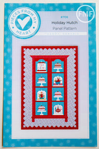 Holiday Hutch Quilt Kit, Sandy Gervais, Pieces from My Heart, Number 708, Oh What Fun Collection, 100% Cotton, Moda Fabrics