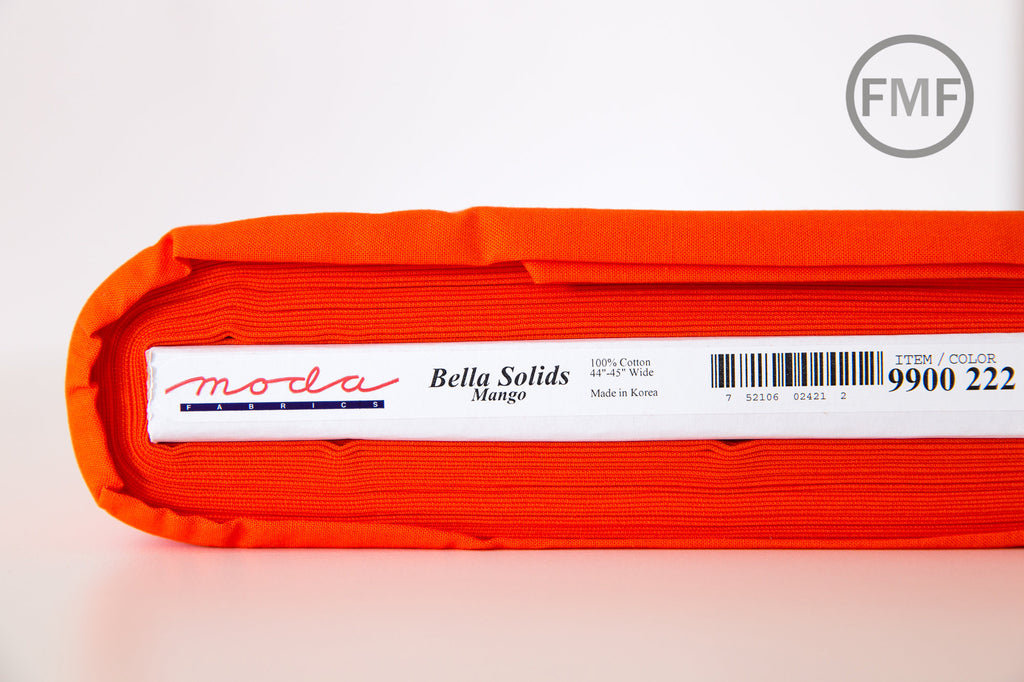 Mango Bella Cotton Solid Fabric from Moda, 9900 222