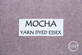 MOCHA Yarn Dyed Essex, Linen and Cotton Blend Fabric from Robert Kaufman, E064-1237 MOCHA