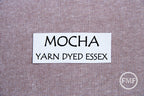 MOCHA Yarn Dyed Essex, Linen and Cotton Blend Fabric from Robert Kaufman, E064-1237 MOCHA