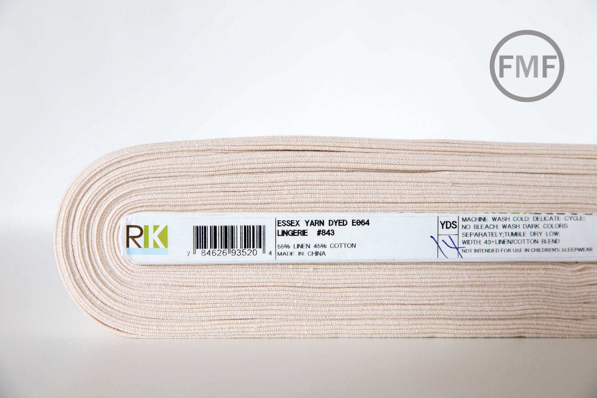 LINGERIE Yarn Dyed Essex, Linen and Cotton Blend Fabric from Robert Kaufman, E064-843 LINGERIE