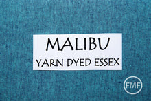 Load image into Gallery viewer, MALIBU Yarn Dyed Essex, Linen and Cotton Blend Fabric from Robert Kaufman, E064-494 MALIBU
