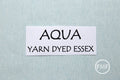 AQUA Yarn Dyed Essex, Linen and Cotton Blend Fabric from Robert Kaufman, E064-1005 AQUA