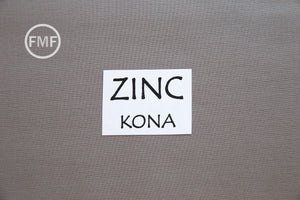 Zinc Kona Cotton Solid Fabric from Robert Kaufman, K001-859