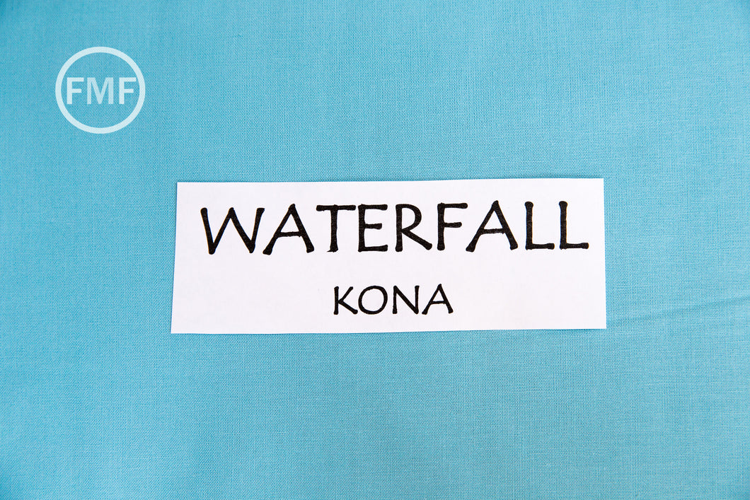 Waterfall Kona Cotton Solid Fabric from Robert Kaufman, K001-866
