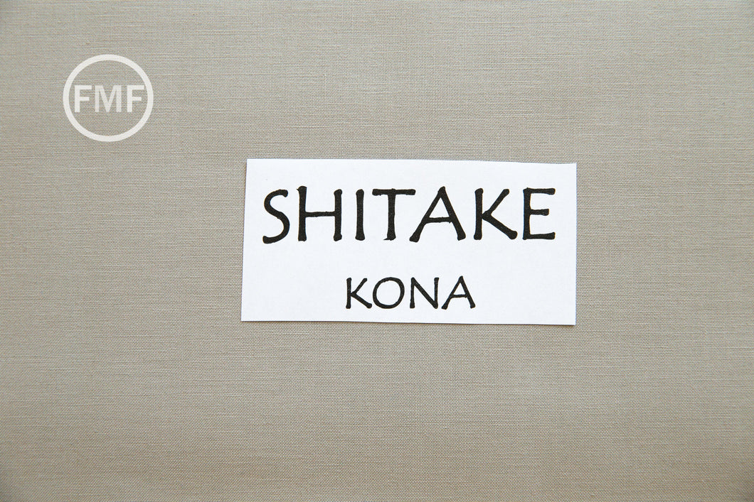 Shitake Kona Cotton Solid Fabric from Robert Kaufman, K001-858