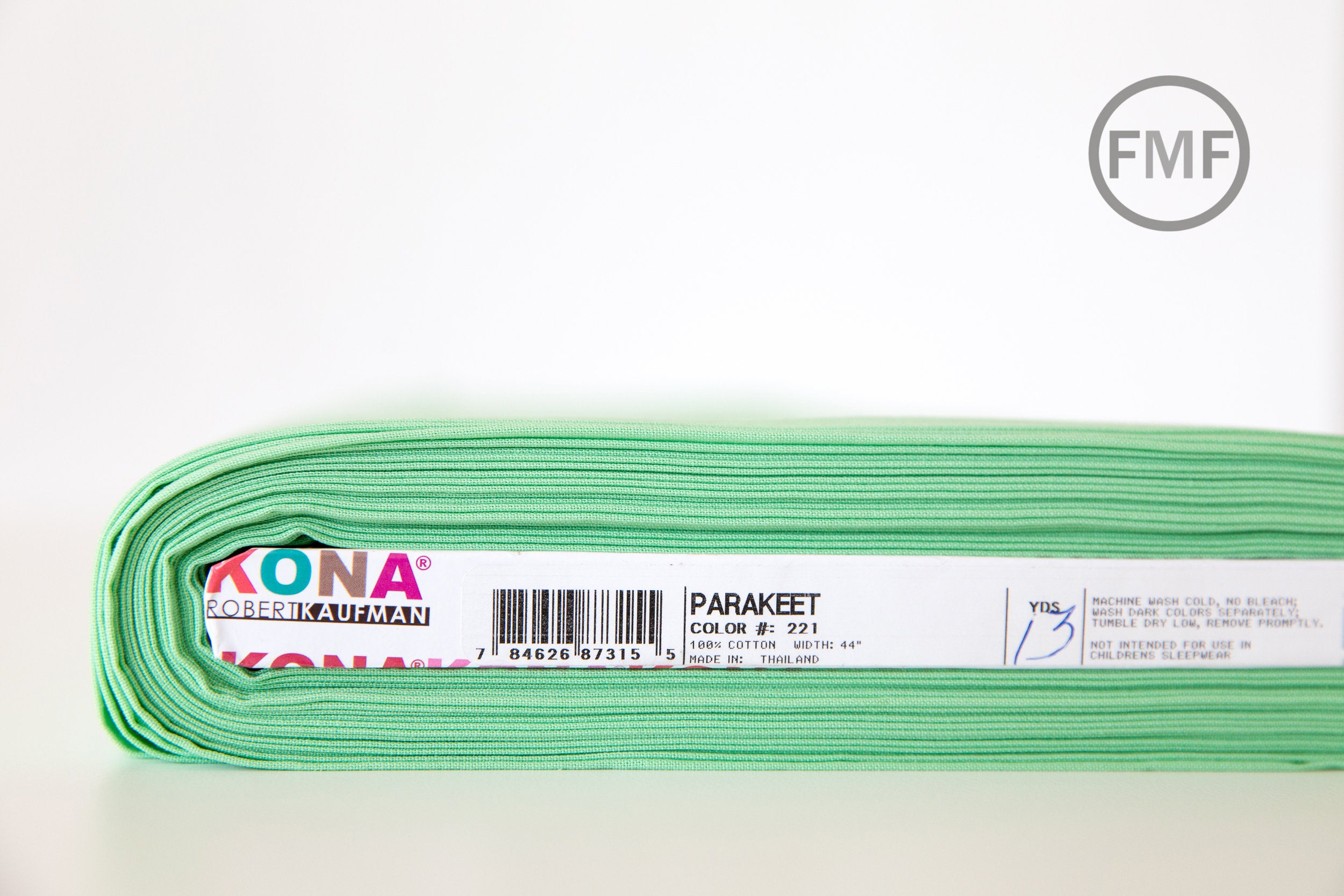 Parakeet Kona Cotton Solid Fabric from Robert Kaufman, K001-221