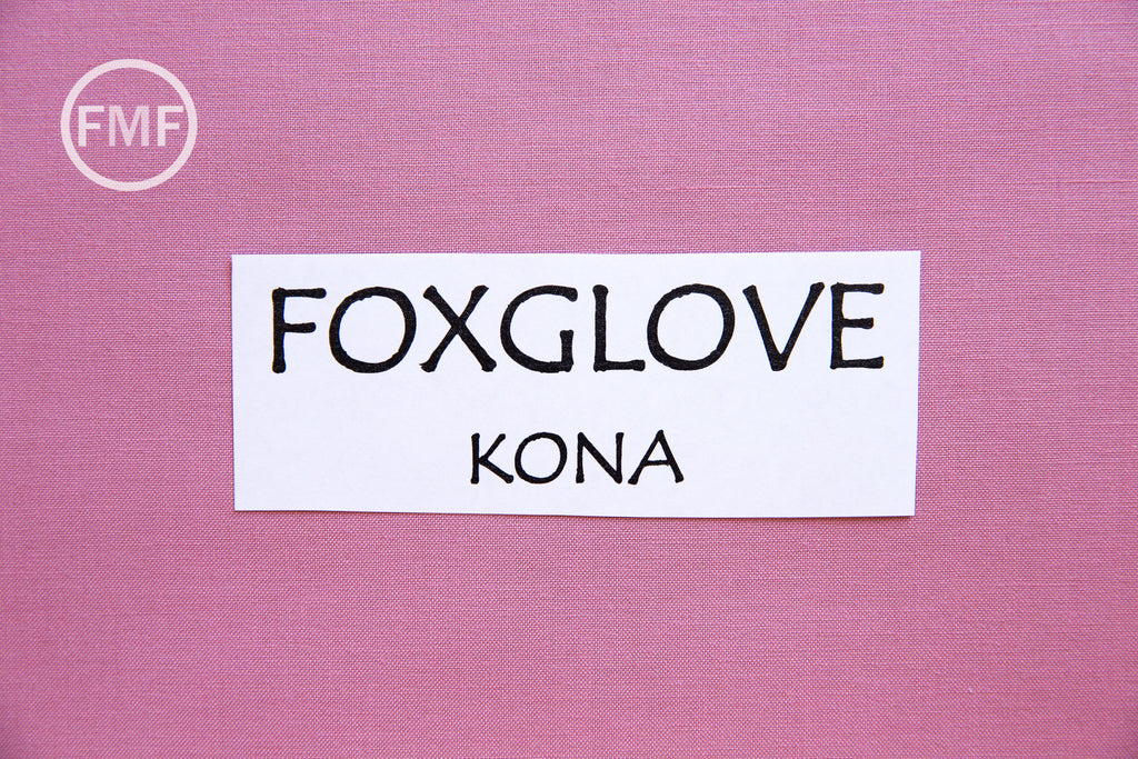 Foxglove Kona Cotton Solid Fabric from Robert Kaufman, K001-956