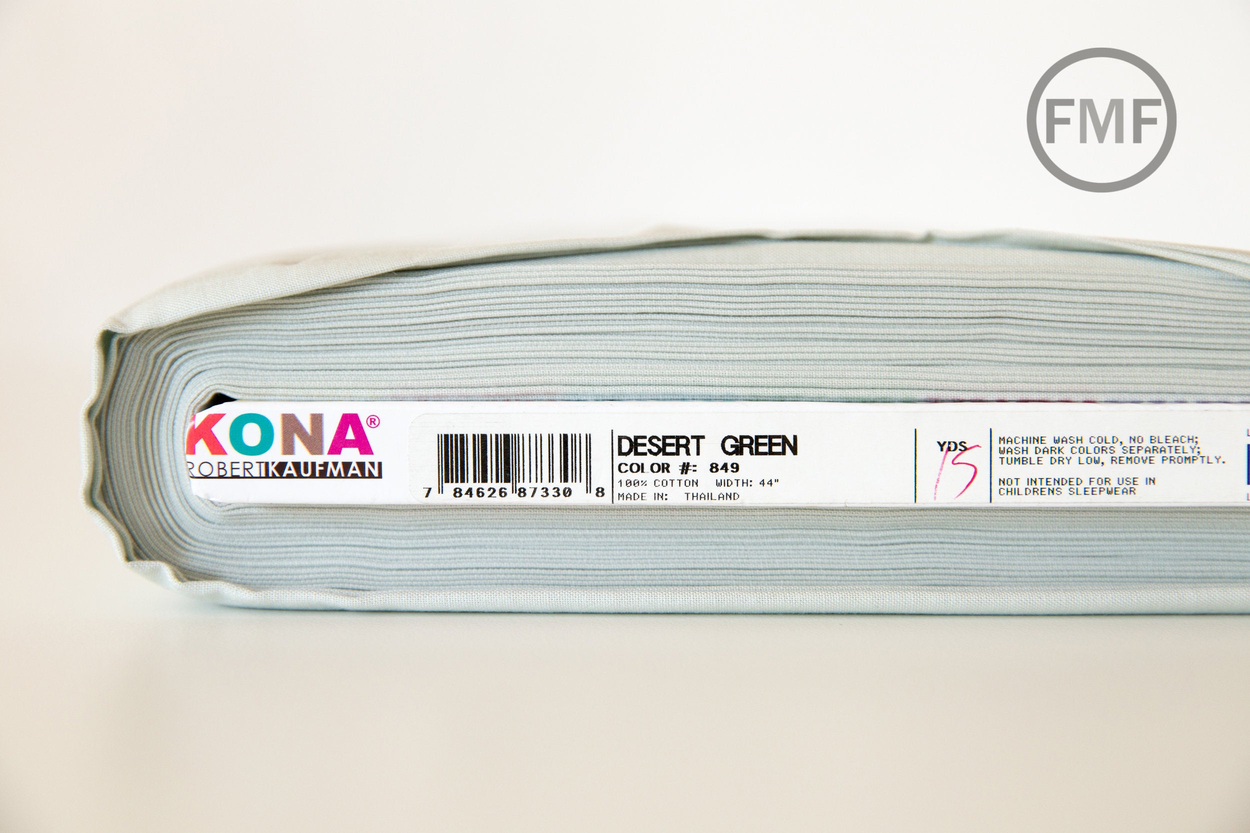 Desert Green Kona Cotton Solid Fabric from Robert Kaufman, K001-849
