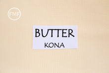 Load image into Gallery viewer, Butter Kona Cotton Solid Fabric from Robert Kaufman, K001-1055
