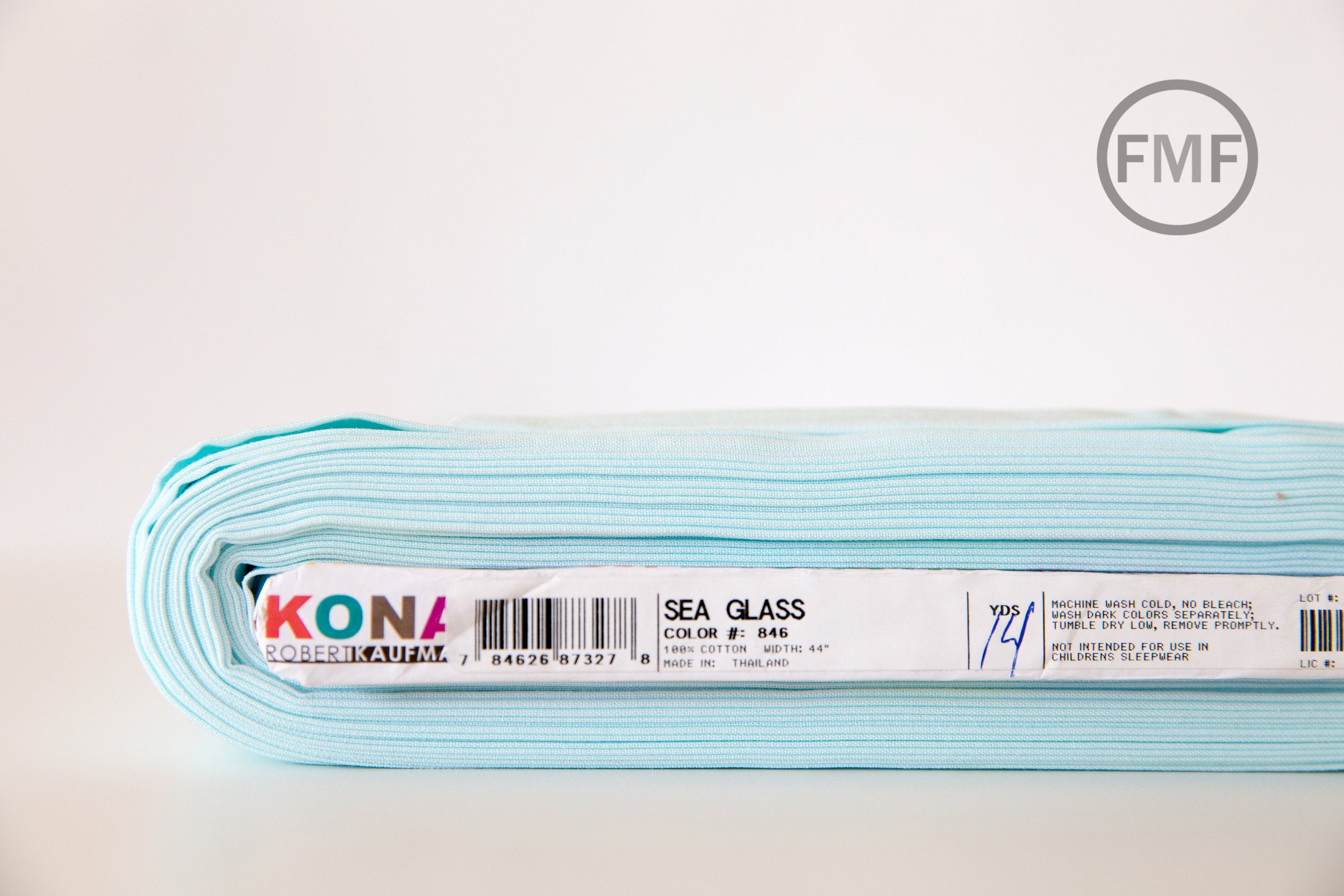 Sea Glass Kona Cotton Solid Fabric from Robert Kaufman, K001-846