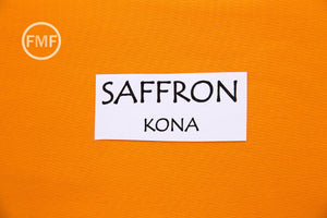 Saffron Kona Cotton Solid Fabric from Robert Kaufman, K001-1320