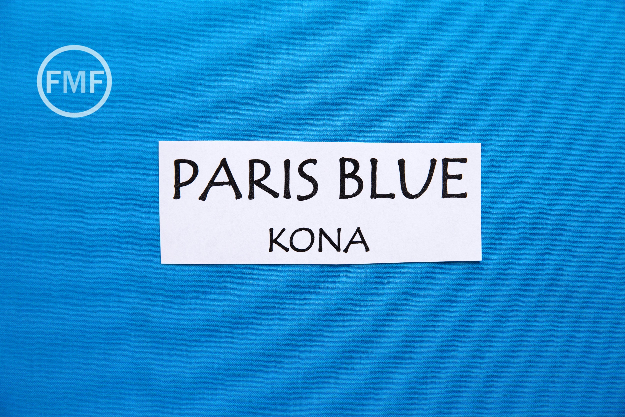 Paris Blue Kona Cotton Solid Fabric from Robert Kaufman, K001-864