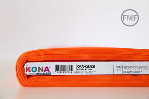Orangeade Kona Cotton Solid Fabric from Robert Kaufman, K001-853