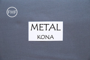 Metal Kona Cotton Solid Fabric from Robert Kaufman, K001-106