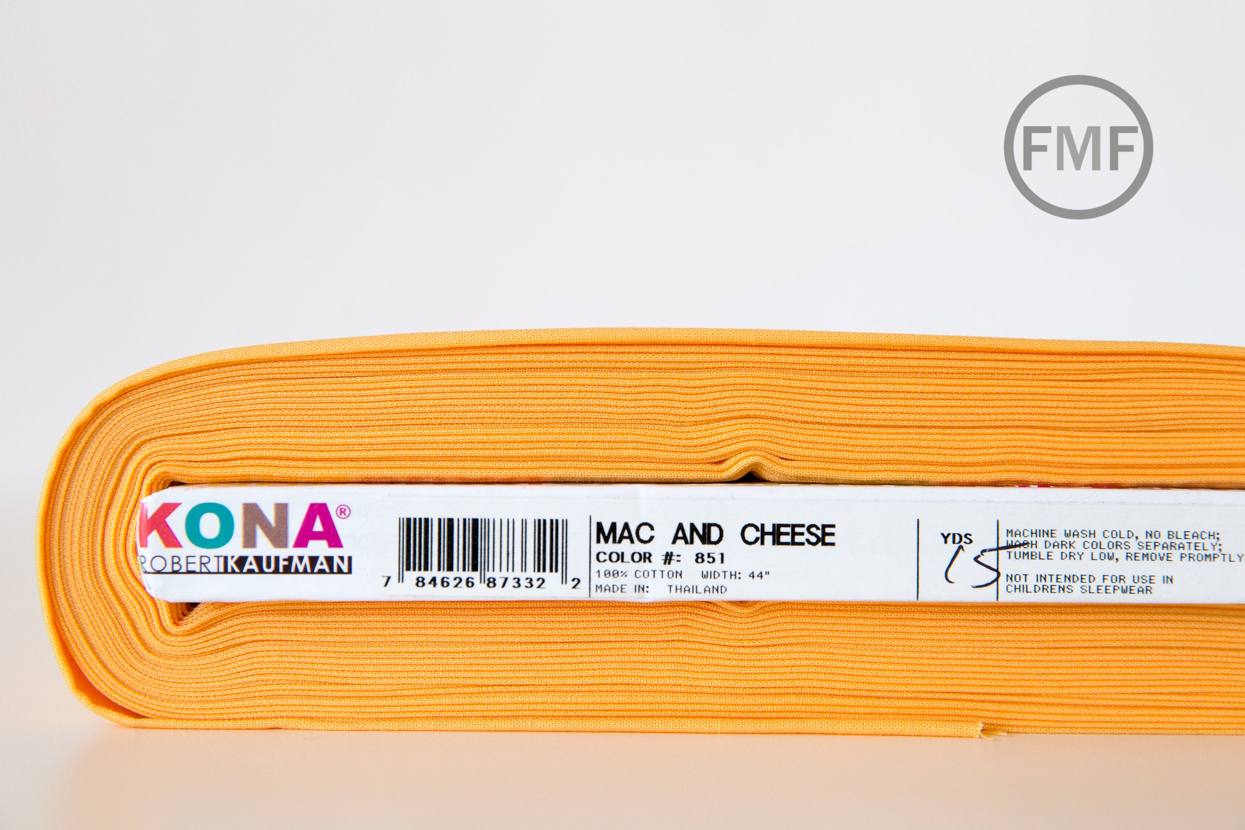 Mac and Cheese Kona Cotton Solid Fabric from Robert Kaufman, K001-851