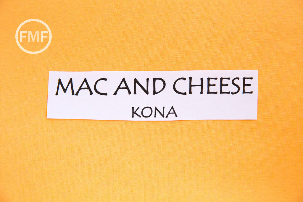 Mac and Cheese Kona Cotton Solid Fabric from Robert Kaufman, K001-851