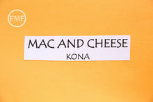 Load image into Gallery viewer, Mac and Cheese Kona Cotton Solid Fabric from Robert Kaufman, K001-851
