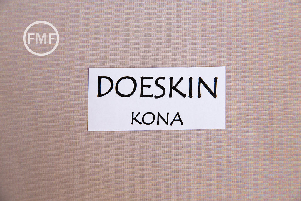 Doeskin Kona Cotton Solid Fabric from Robert Kaufman, K001-850
