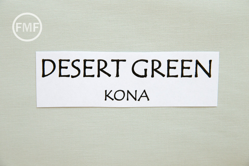 Desert Green Kona Cotton Solid Fabric from Robert Kaufman, K001-849